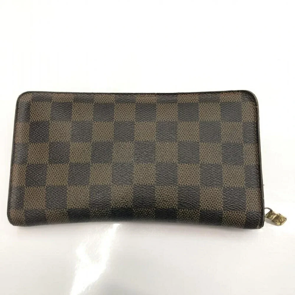 Louis Vuitton Brown and Black Checkered Wallet - Picture 2 of 10